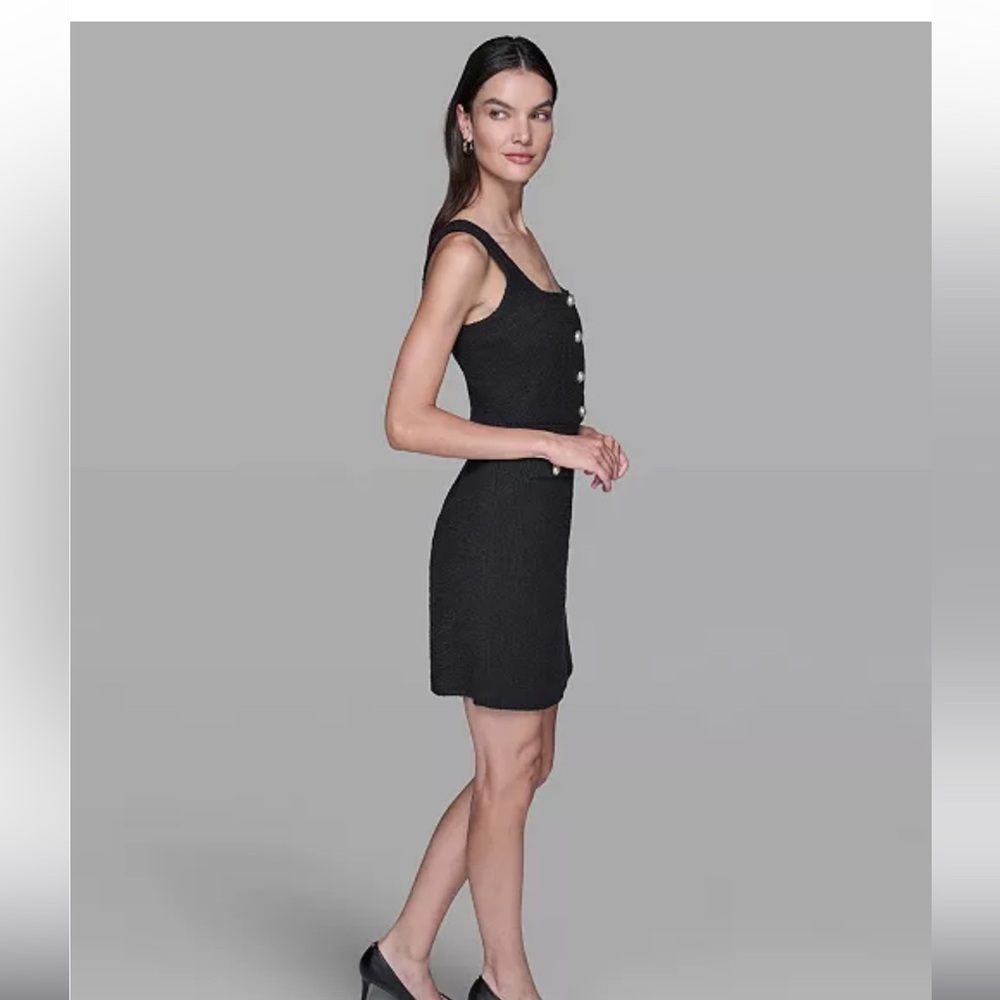 NWT KARL LAGERFELD PARIS
Women's Square Neck Sheath Dress - Picture 4 of 9